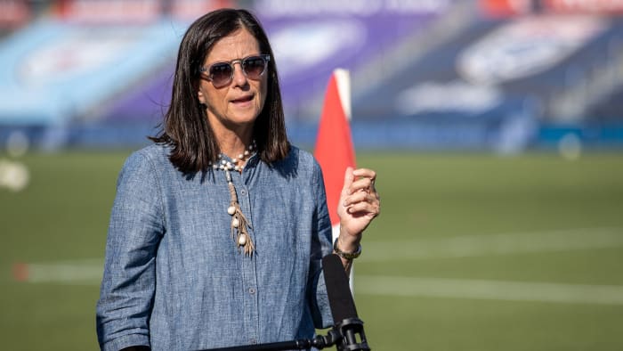 NWSL commissioner Lisa Baird